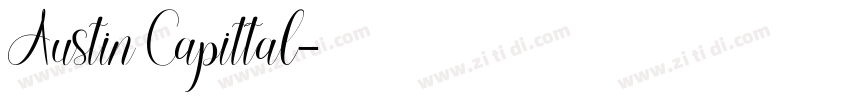 Austin Capittal字体转换